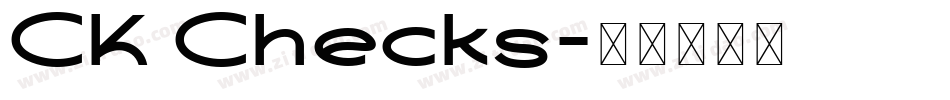CK Checks字体转换